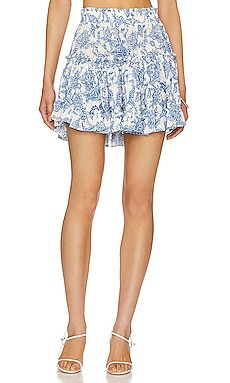 MISA Los Angeles Marion Skirt in Ocean from Revolve.com | Revolve Clothing (Global)