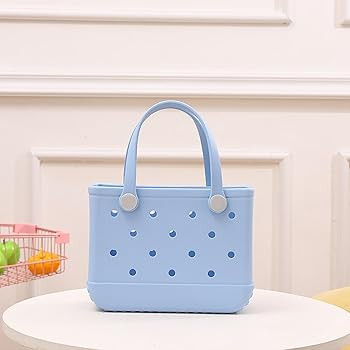GBB Rubber Tote Bag Small Beach Bag Waterproof Outdoor Tote Bag Washable Tote Portable Travel Bag... | Amazon (US)