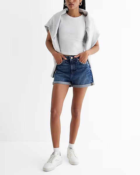 Body Contour Seamless Ribbed High Neck Cropped Tank | Express