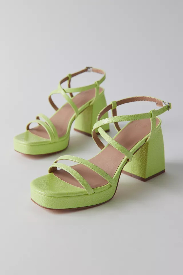 UO Olive Strappy Heel | Urban Outfitters (US and RoW)
