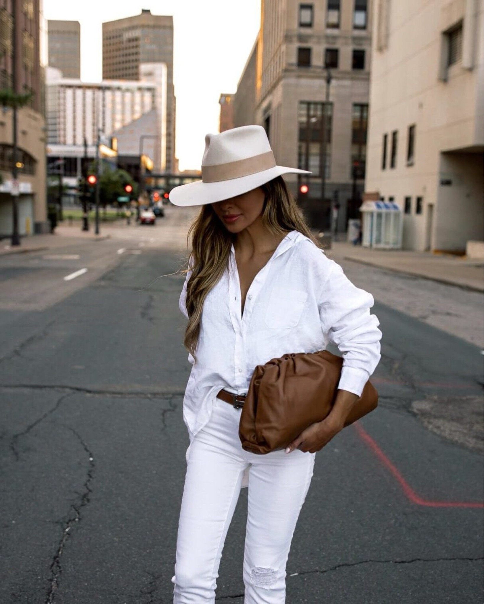 White summer outfit 
Revolve white button up shirt
Similar white jeans
Bottega veneta the pouch bag  

#LTKFindsUnder100 #LTKStyleTip #LTKSeasonal