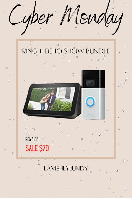 Ring doorbell and echo show bundle

#LTKhome #LTKunder100 #LTKCyberweek