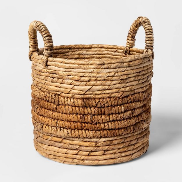 Large Natural Woven Round Basket - Threshold&#8482; | Target