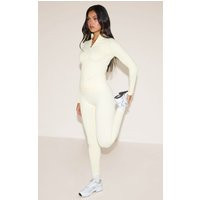 Butter Cream Sculpt High Waist Leggings Pants | PrettyLittleThing US