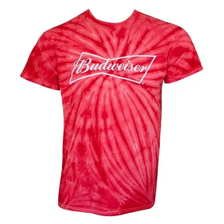 Budweiser Budweiser Mens T-Shirt Red Tie Dye - Large | Walmart (US)