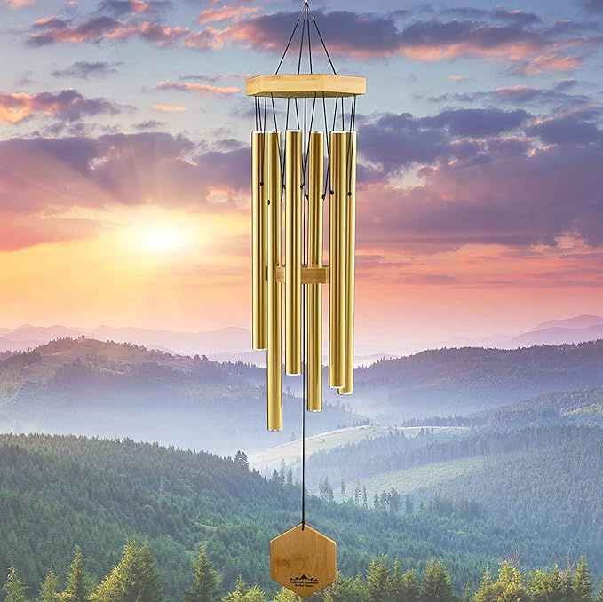 UpBlend Outdoors Premium Wind Chimes Outdoor - Windchime, Soothing Wind Chimes for Outside, Windc... | Amazon (US)