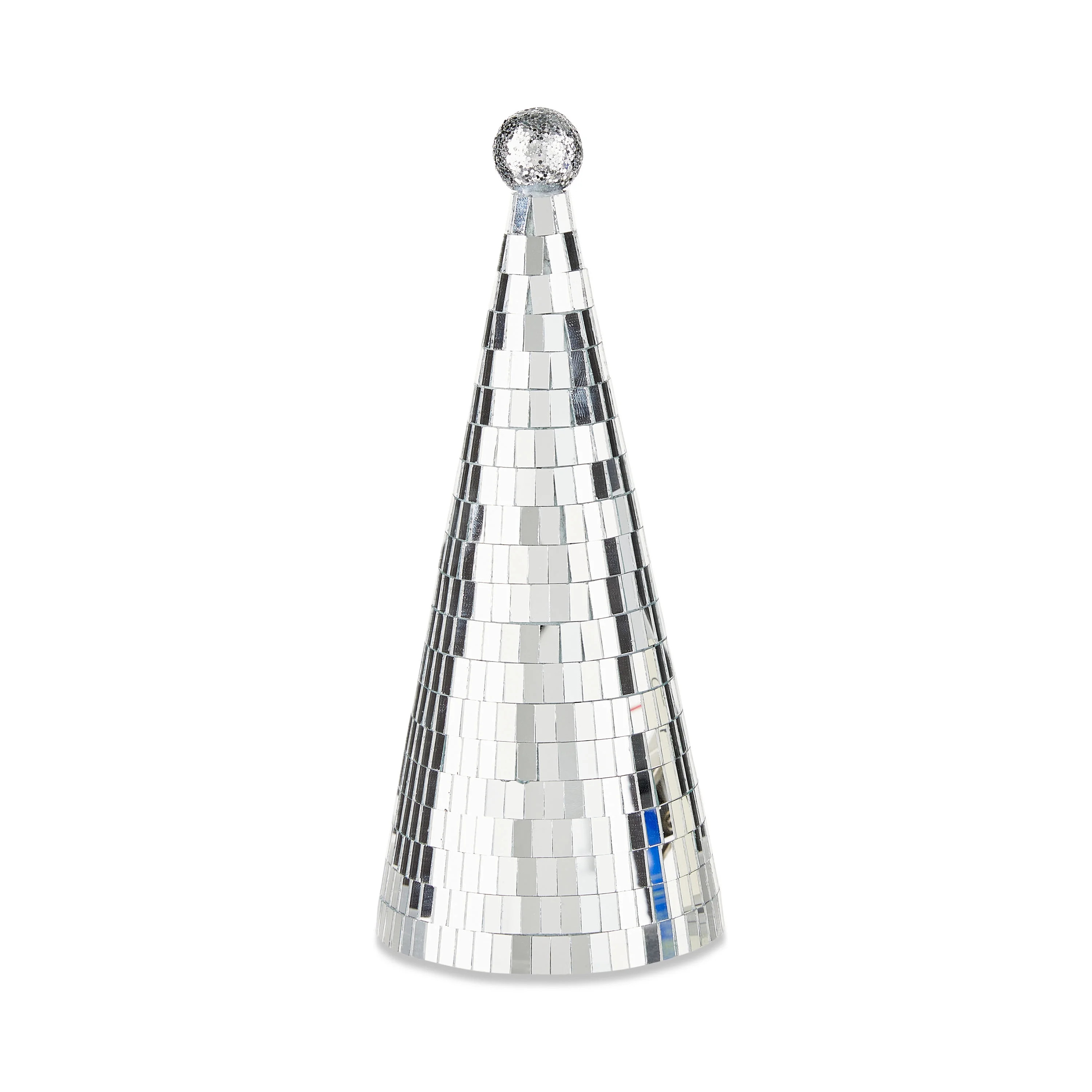 Silver Disco Ball Christmas Tree Tabletop Decor, 9 in, by Holiday Time | Walmart (US)