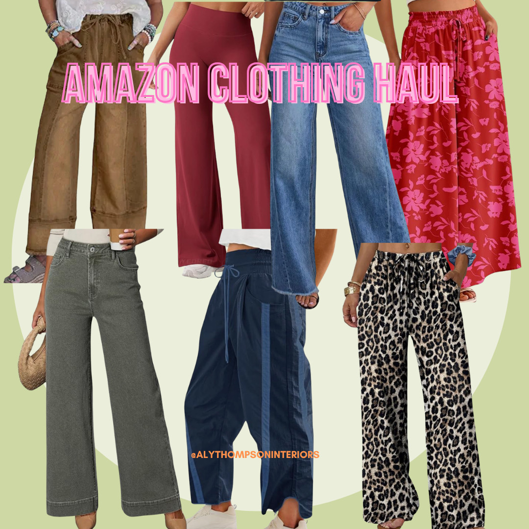 Amazon Clothing Haul | Wie Jeans | Wide Leg Pants | Patterned Pants | Spring Clothing Haul | Easter Outfit | Women's Clothing 

 #LTKootd #LTKMidsize #LTKTall