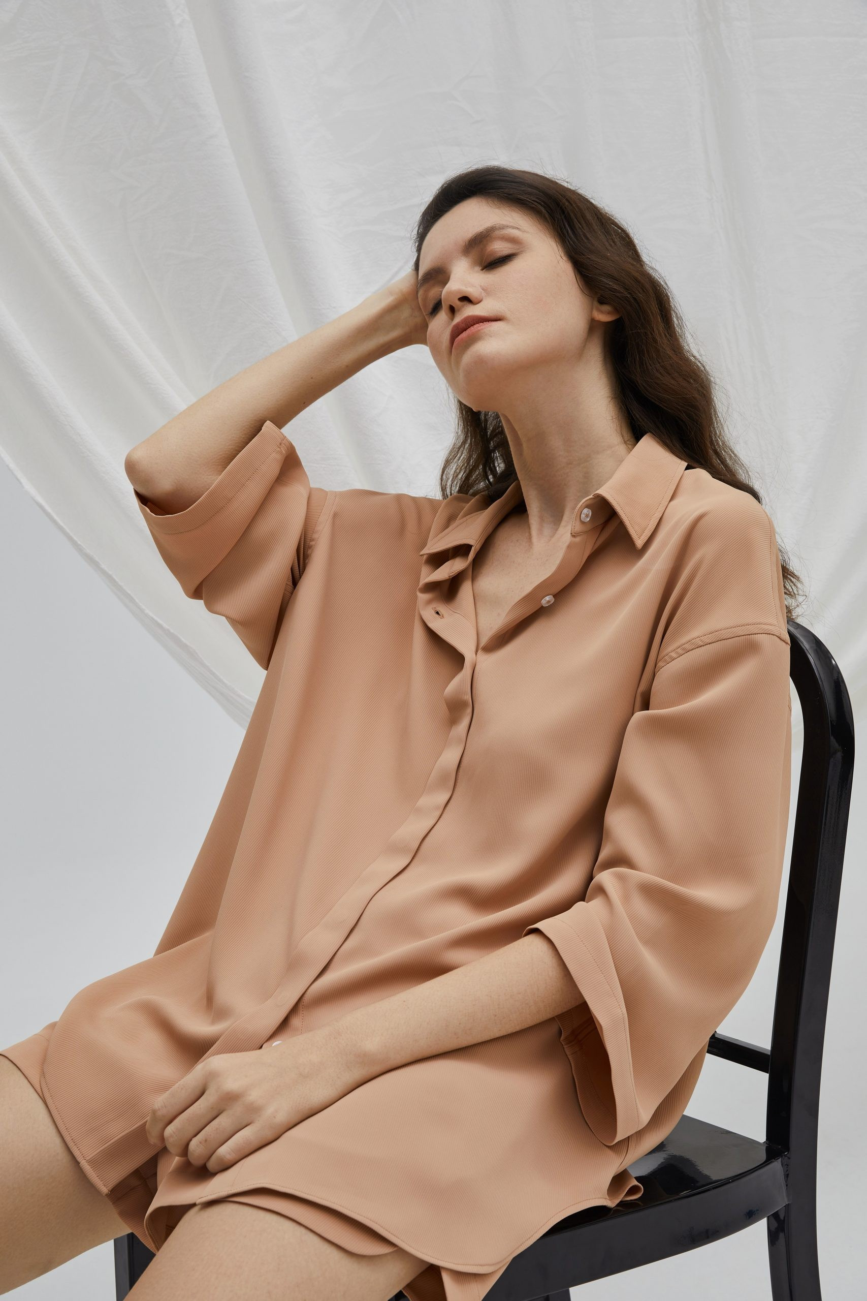 Turn Down Collar Shirt Set | NAP Loungewear