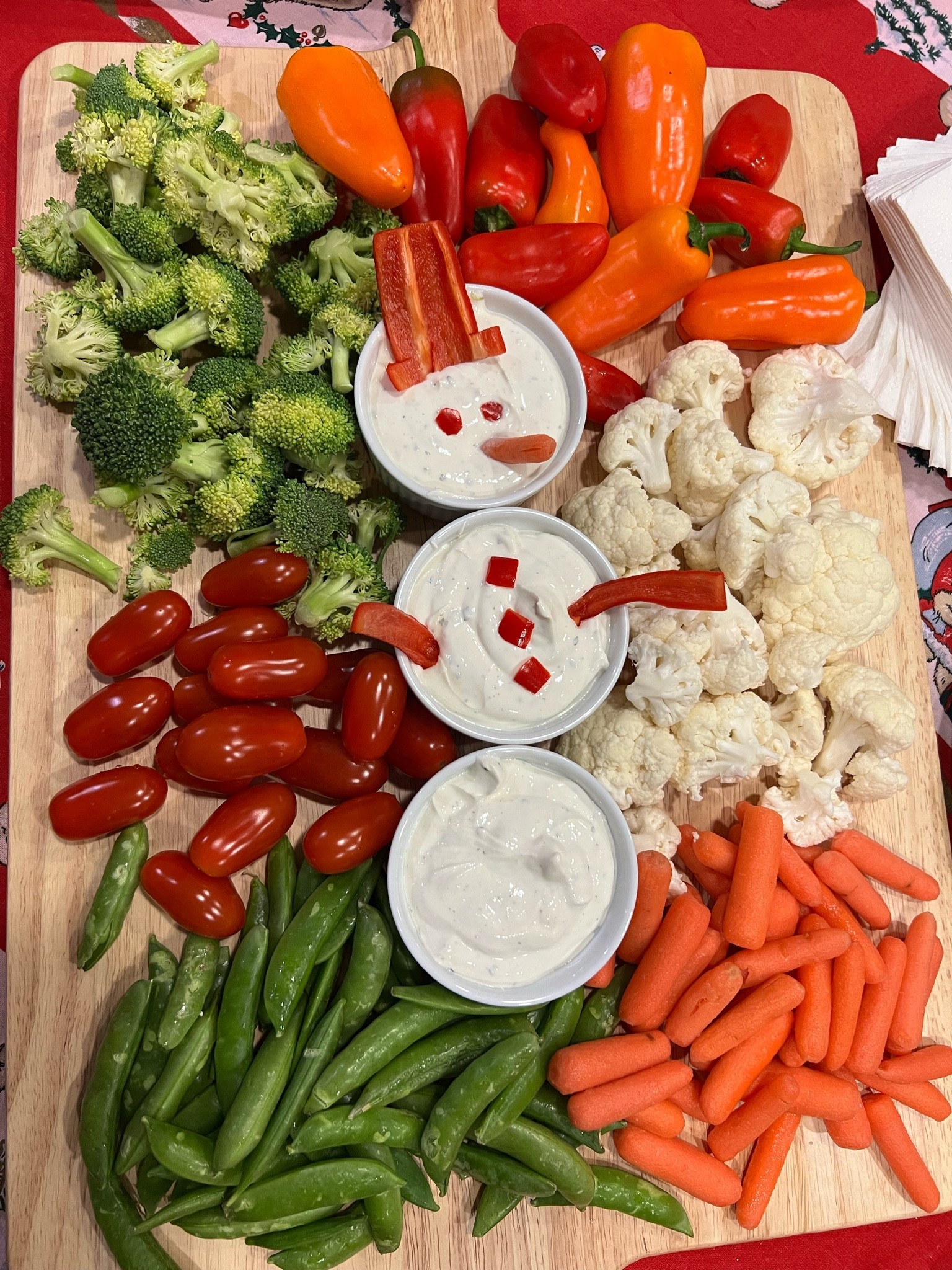 Snowman veggie platter ⛄️

#LTKSeasonal #LTKfamily #LTKparties