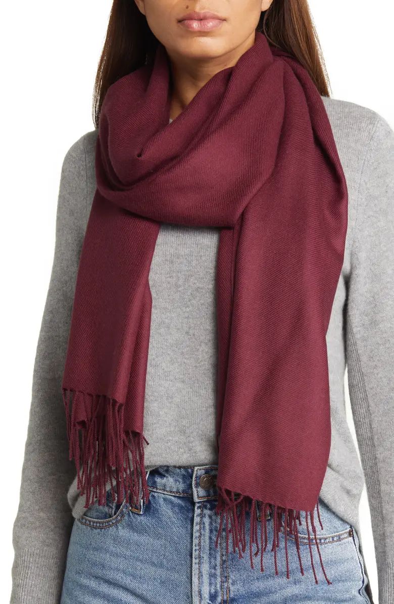 Nordstrom Tissue Weight Wool & Cashmere Scarf | Nordstrom | Nordstrom