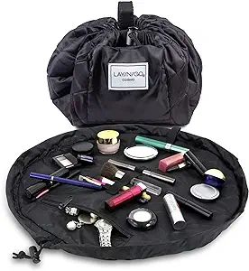 Lay-n-Go Cosmo Drawstring Makeup Organizer Cosmetic & Toiletry Bag for Travel, Gifts, and Daily U... | Amazon (US)