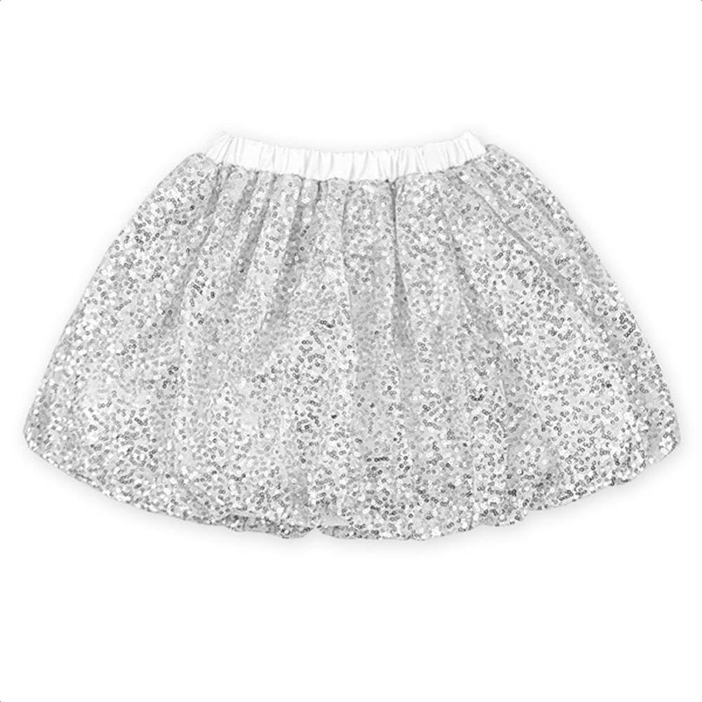 Little Girls Sparkle Sequins Ballet Tutu Skirts (12 Colors,0-6 Years) | Amazon (US)