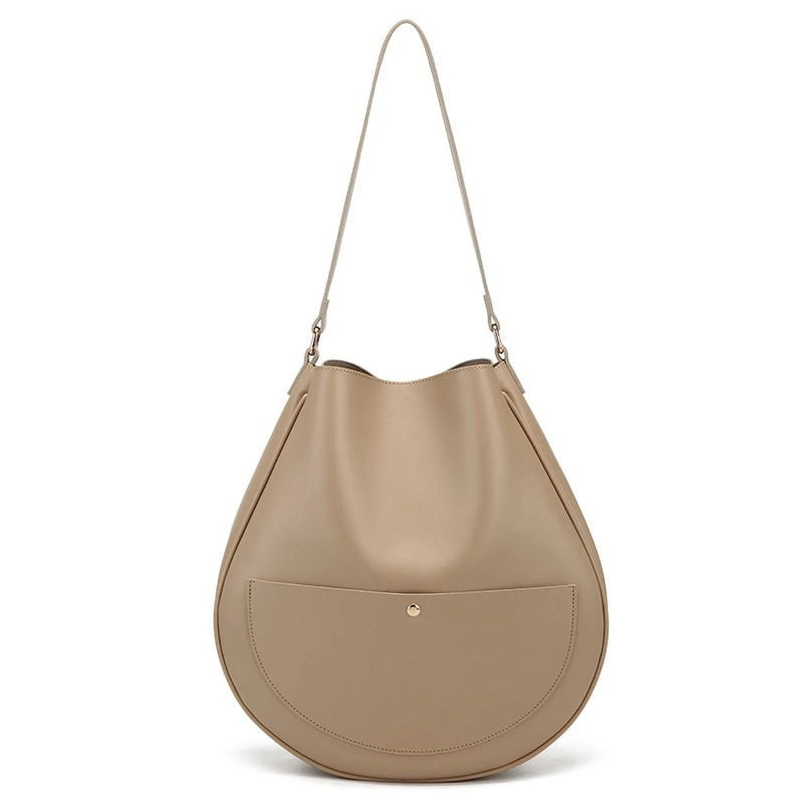 Women's Shoulder Bag Luxury Designer Soft Leather Handbag Neutral Minimalist Style Single Strap T... | Walmart (US)