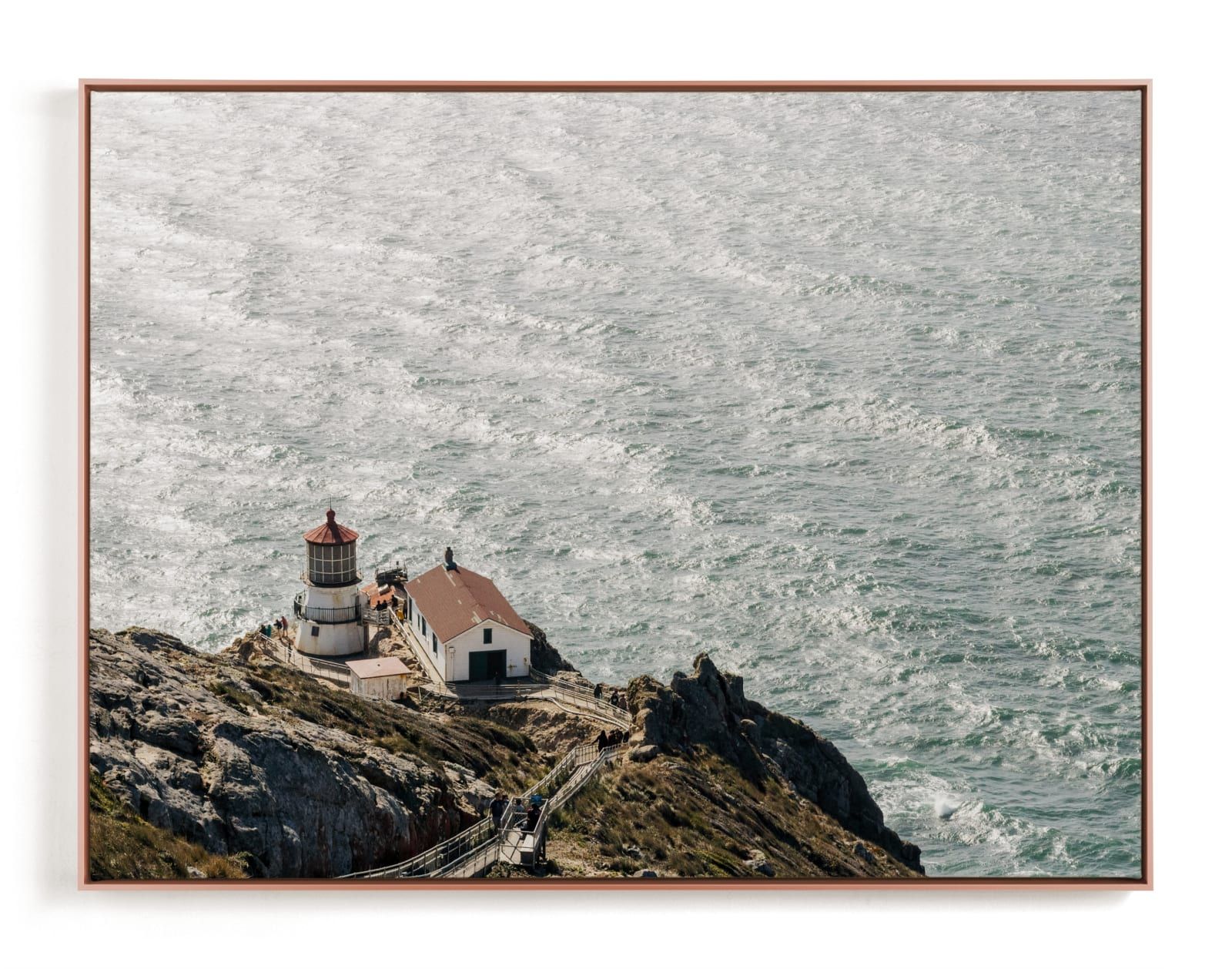 "Point Reyes Lighthouse Overlook" - Photography Limited Edition Art Print by Jenna Gibson. | Minted
