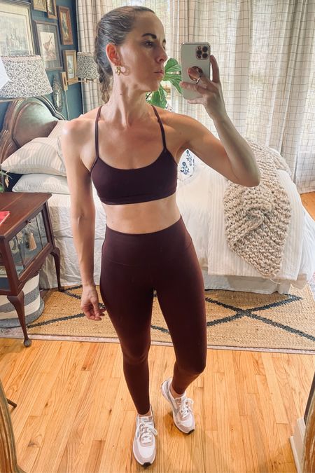 Fall activewear inspo 🍂 loving this new color from #aloyoga that pairs perfectly with pink sneakers! ☺️

#LTKfitness #LTKfindsunder100 #LTKstyletip