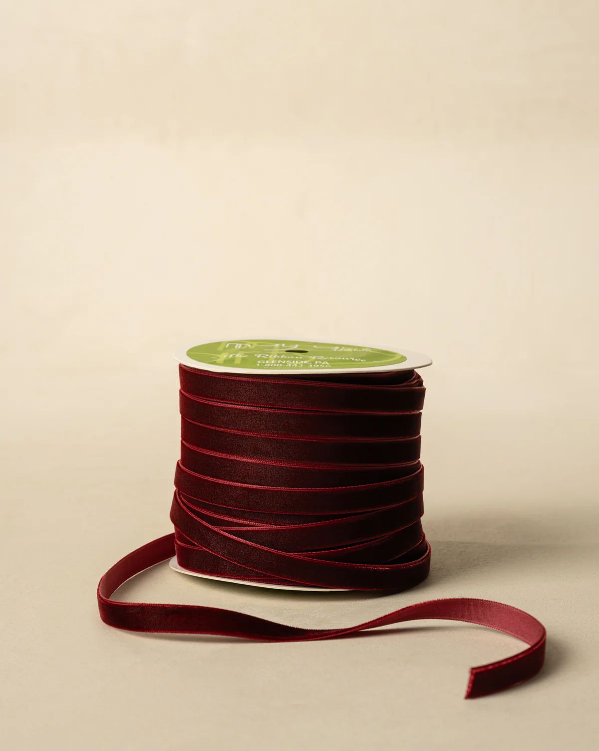 Burgundy Velvet Ribbon | McGee & Co. (US)