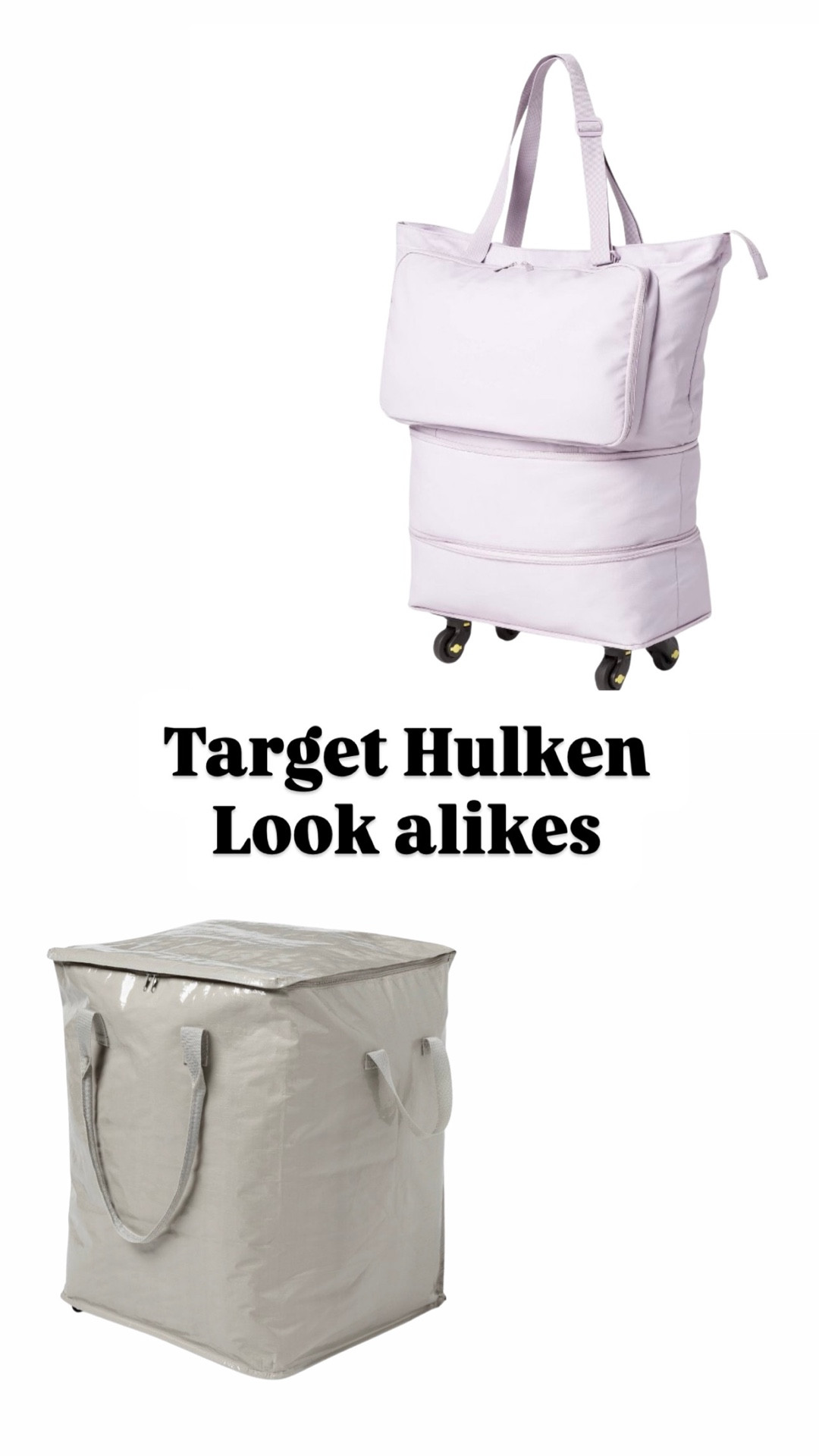 If you love a great bag on wheels, Target has some awesome options for way less than the original Hulken bag. 

Their new bright room bag is $20, comes in tons of colors, folds flat, can also be used as a tote bag, and has wheels that easily snap on and off! No brainer for summer!

#LTKmomlife #LTKHome #LTKTravel
