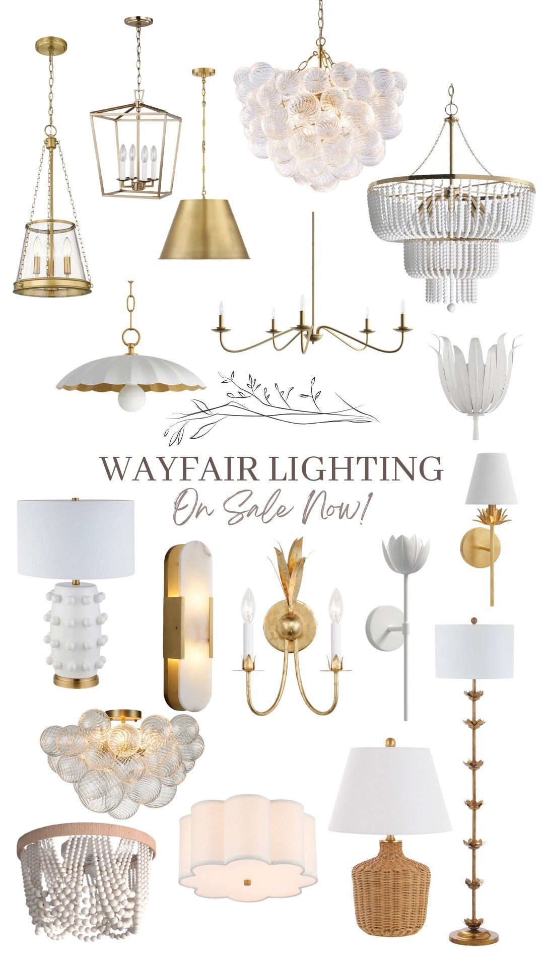 Designer look for less lighting on sale now at Wayfair! 

#LTKHome #LTKSaleAlert #LTKselfcare