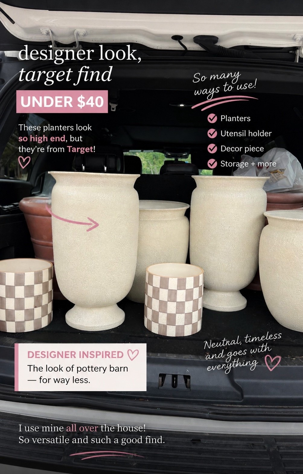 ￼@Target grab these planters while you can. They’re on sale now. Upgrade just in time for summer.

#LTKHome #LTKSeasonal #LTKSaleAlert