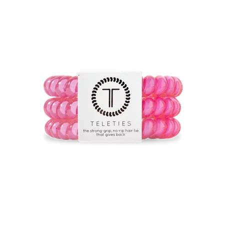 TELETIES Small Hair Ties, Hot Pink | Walmart (US)