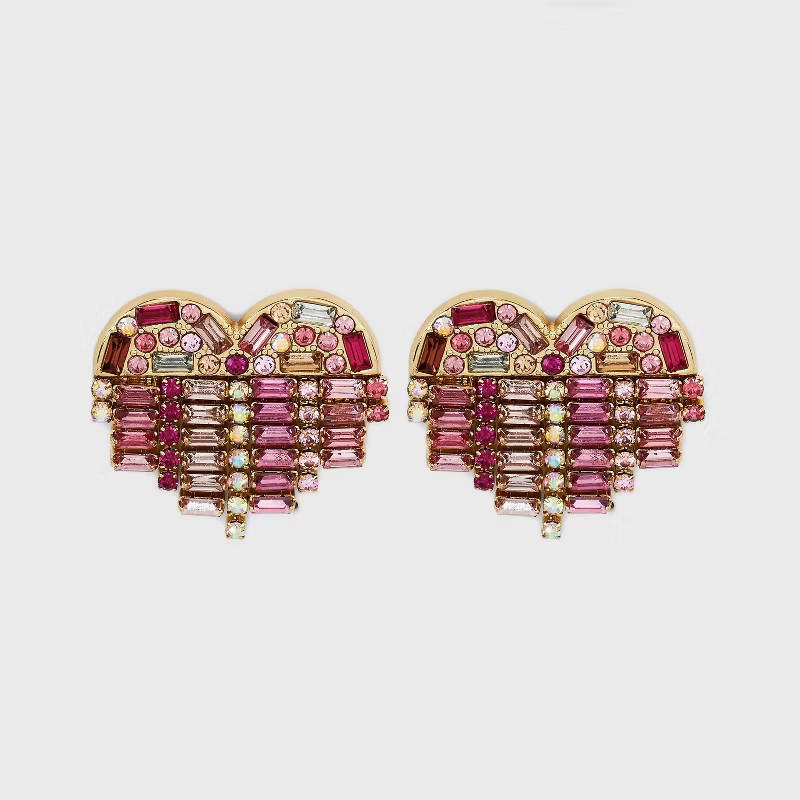 SUGARFIX by BaubleBar Rhinestone Fringe Statement Earrings | Target