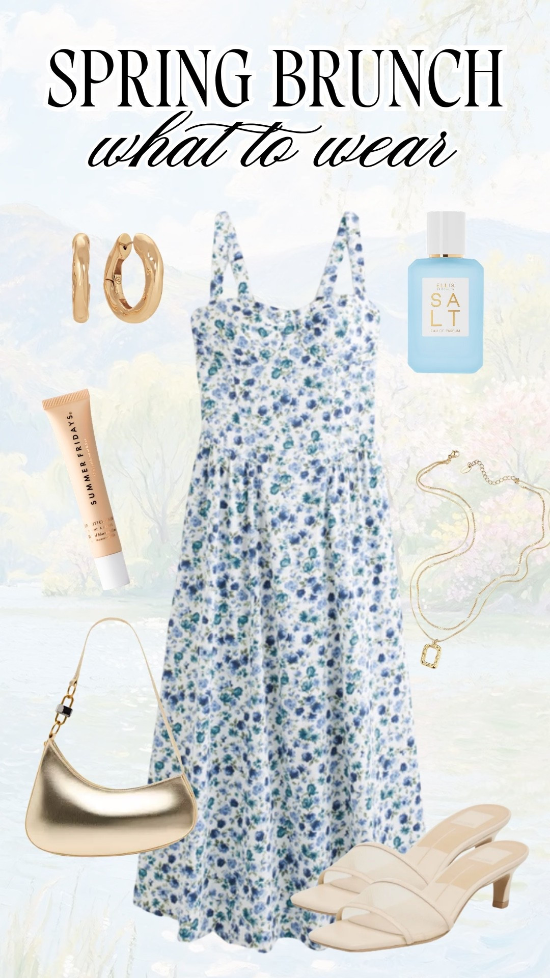 This outfit is ready for a girls brunch by the water 😍🩵 I paired the dress with neutral accessories to make it more put together!

#LTKdayinmylife #LTKootd #LTKgrwm