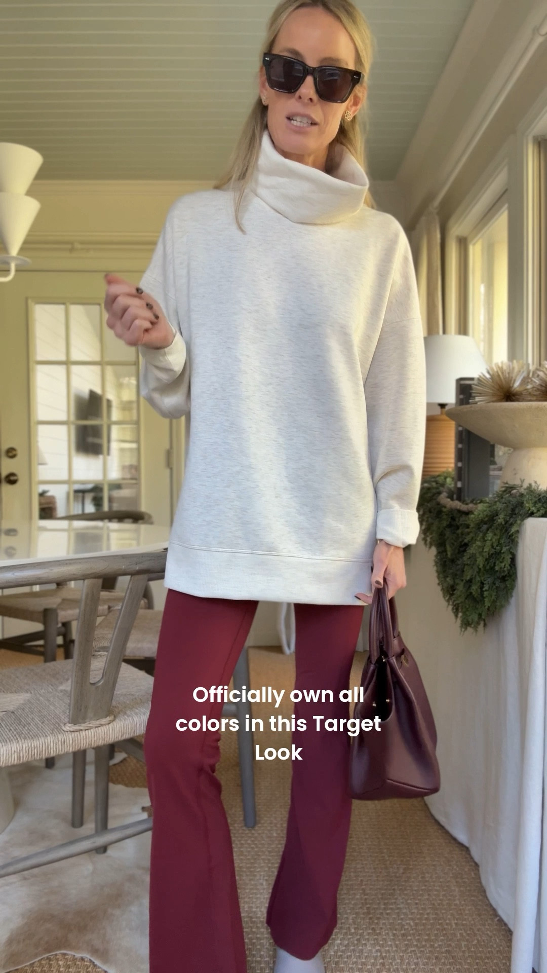 M top / small pants. It’s too good!! 