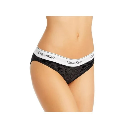 Calvin Klein Underwear Women s Modern Cotton Bikini Panties Black Small | Walmart (US)