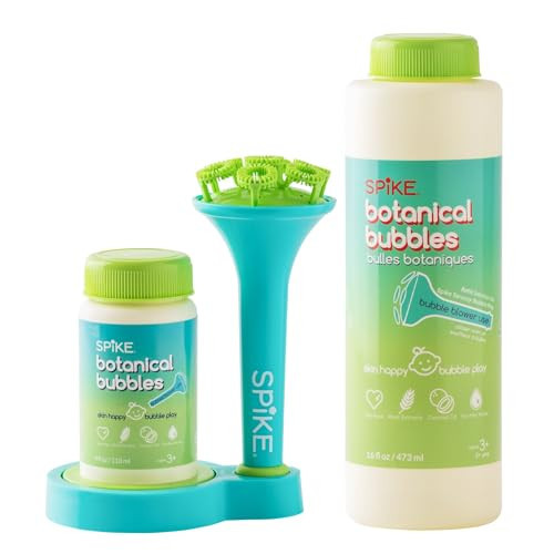 Innobaby Spike Bubble Blower & Dipping Tray with 16oz & 4oz Bubble Solutions | Amazon (US)