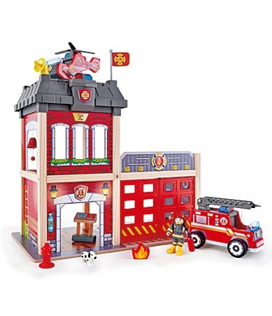 Hape Toy Fire Station - Red | Dillard's