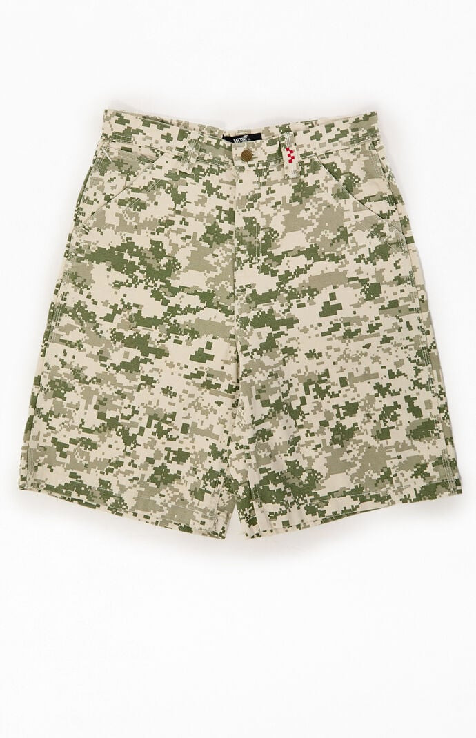 Vans Men's LX Check Baggy Canvas Shorts in Camouflage - Size 30 | PacSun