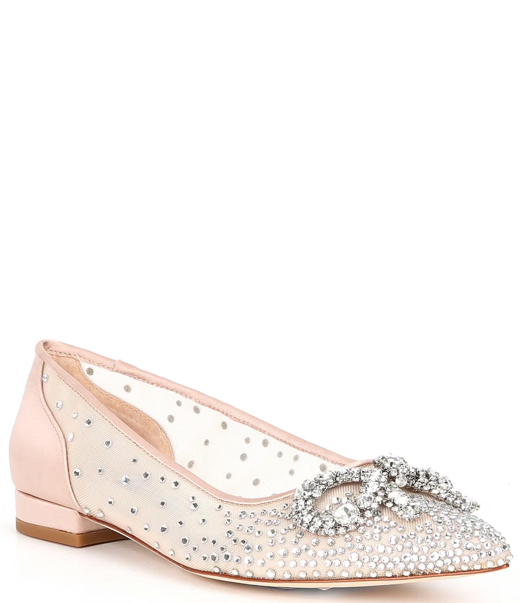 Collection Pavo Crystal Bow Detail Dress Flats | Dillard's