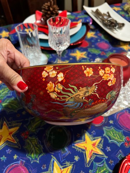 Dragon on this beautiful Lunar New Year bowl! From the Lunar New Year collection! 

#LTKhome #LTKSeasonal #LTKparties