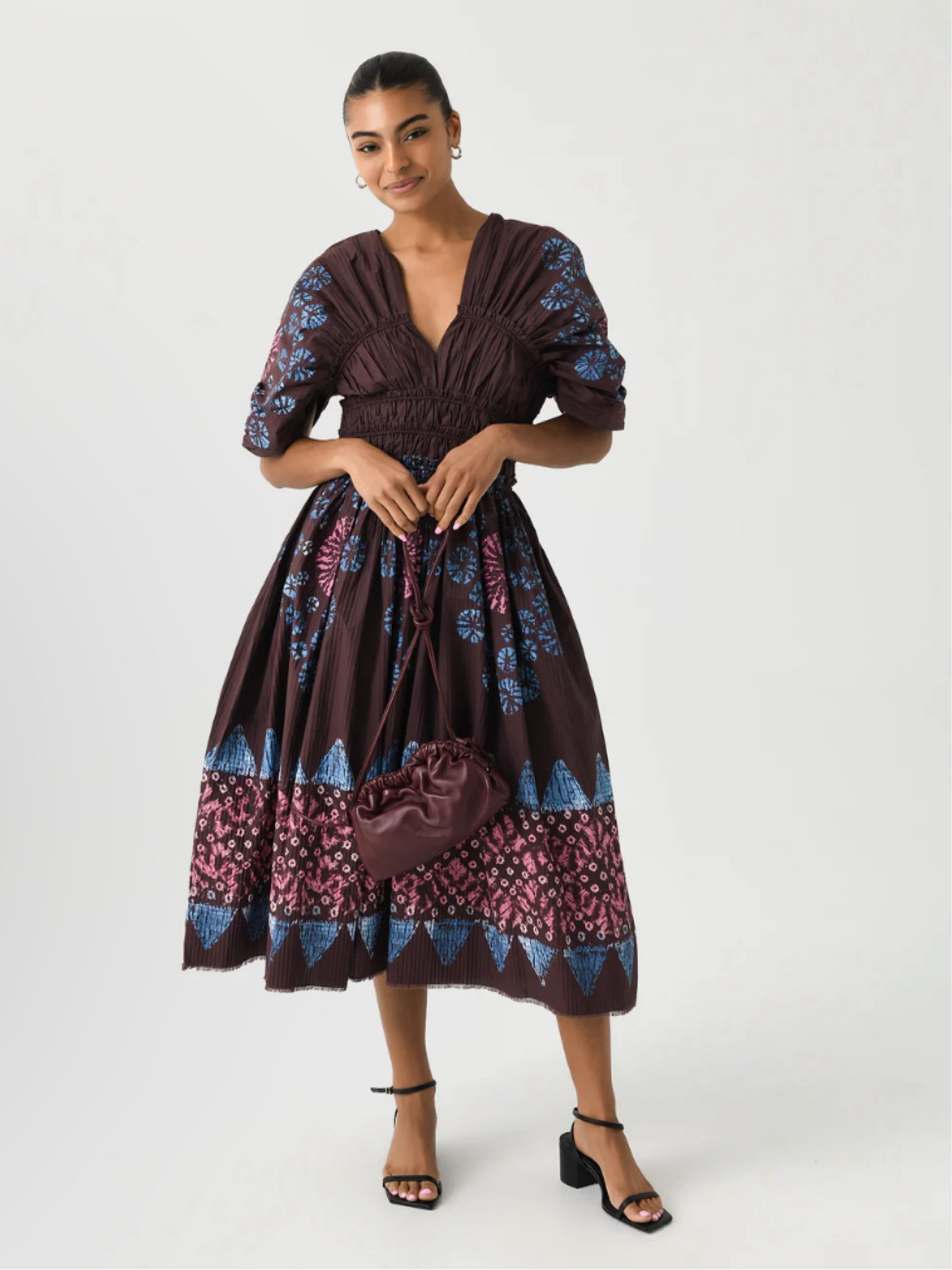 Use code 25lele - LAST DAY !!! This midi dress is perfect for fall pictures or even thanksgiving! Love the red wine color paired with French blue 

#LTKHoliday #LTKSeasonal #LTKStyleTip