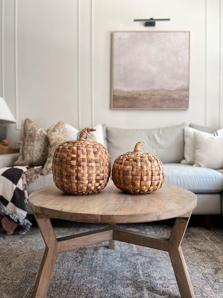Thee woven pumpkins are just so beautiful in person wow! They are the perfect addition to your fall decor but they are selling out quick! I did in store pick up because shipping wasn’t available to me. 

#LTKFind #LTKhome