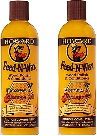 Howard Products FW0016 Wood Polish & Conditioner, 16 oz, orange, 16 Fl Oz (2) | Amazon (US)