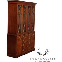 Henkel Harris Solid Cherry 2 Piece Breakfront China Cabinet | Etsy (US)