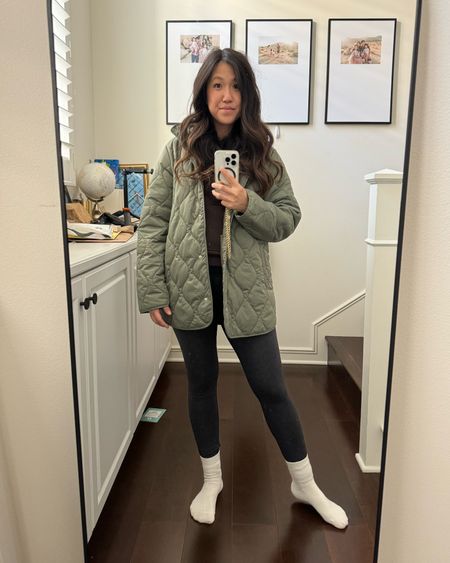 another edition of #Costco faves! This 32 degree quilted jacket in tea green is $19 don’t walk run! Also comes in ivory and black, maybe size up for oversized fit. I’m in the M and could’ve gone L!

#LTKfindsunder50 #LTKSpringSale #LTKstyletip