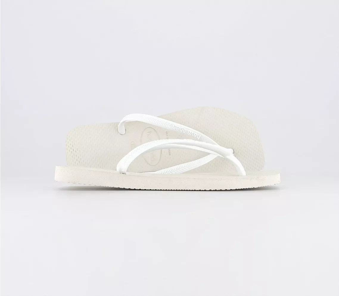 Slim Square Flip Flops | Office Shoes (UK)