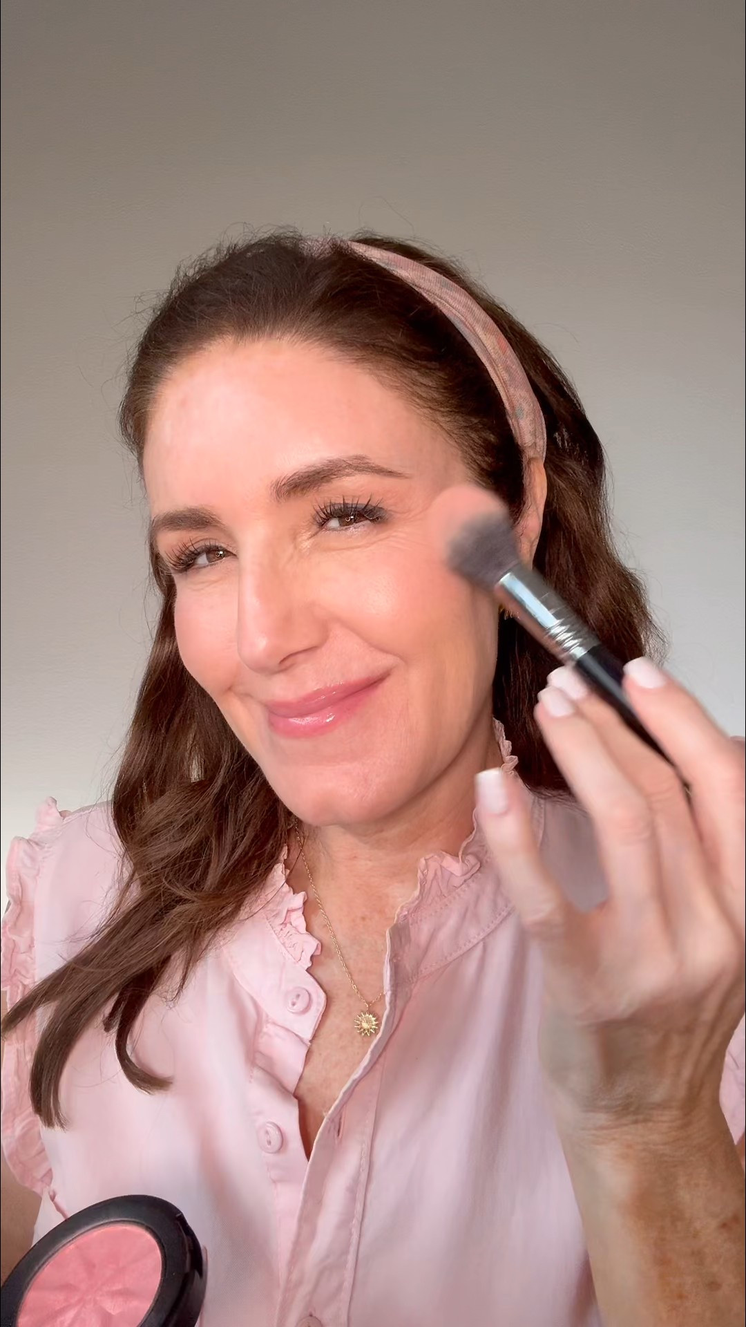 A simplified makeup routine for mature skin (40s & 50s) 💄✨
I’m all about multi-use products that save time and space. These 3 give me a natural, glowing look without layering a dozen steps.

✔️ Lightweight coverage (concealer + foundation in one) wearing shade Sand
✔️ Glowy blush that doubles as highlighter wearing shade Rose Glow
✔️ Hydrating gloss that also plumps wearing shade Rose Shimmerr

Perfect for everyday makeup, especially for women over 40 who want a minimal, fresh-faced look. Shop all 3 below! 👇

#MakeupForMatureSkin #Over40Beauty #MakeupOver50 

#LTKOver40 #LTKBeauty