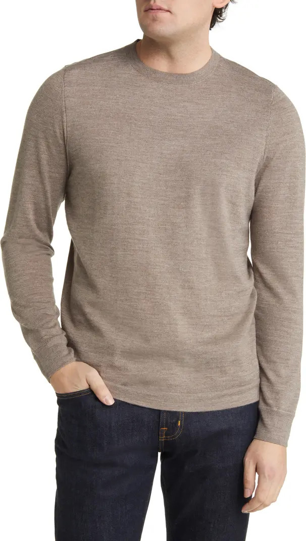 Tech Smart Crewneck Wool Blend Sweater | Nordstrom