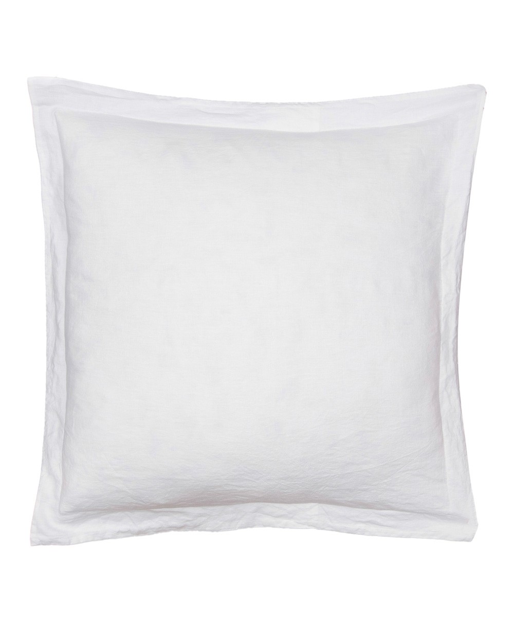 White Washed Linen Flange Euro Sham | zulily