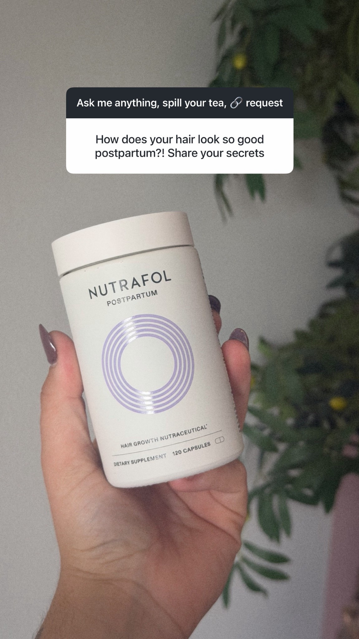 My postpartum hair growth secret!

@nutrafol #ad

#LTKmomlife