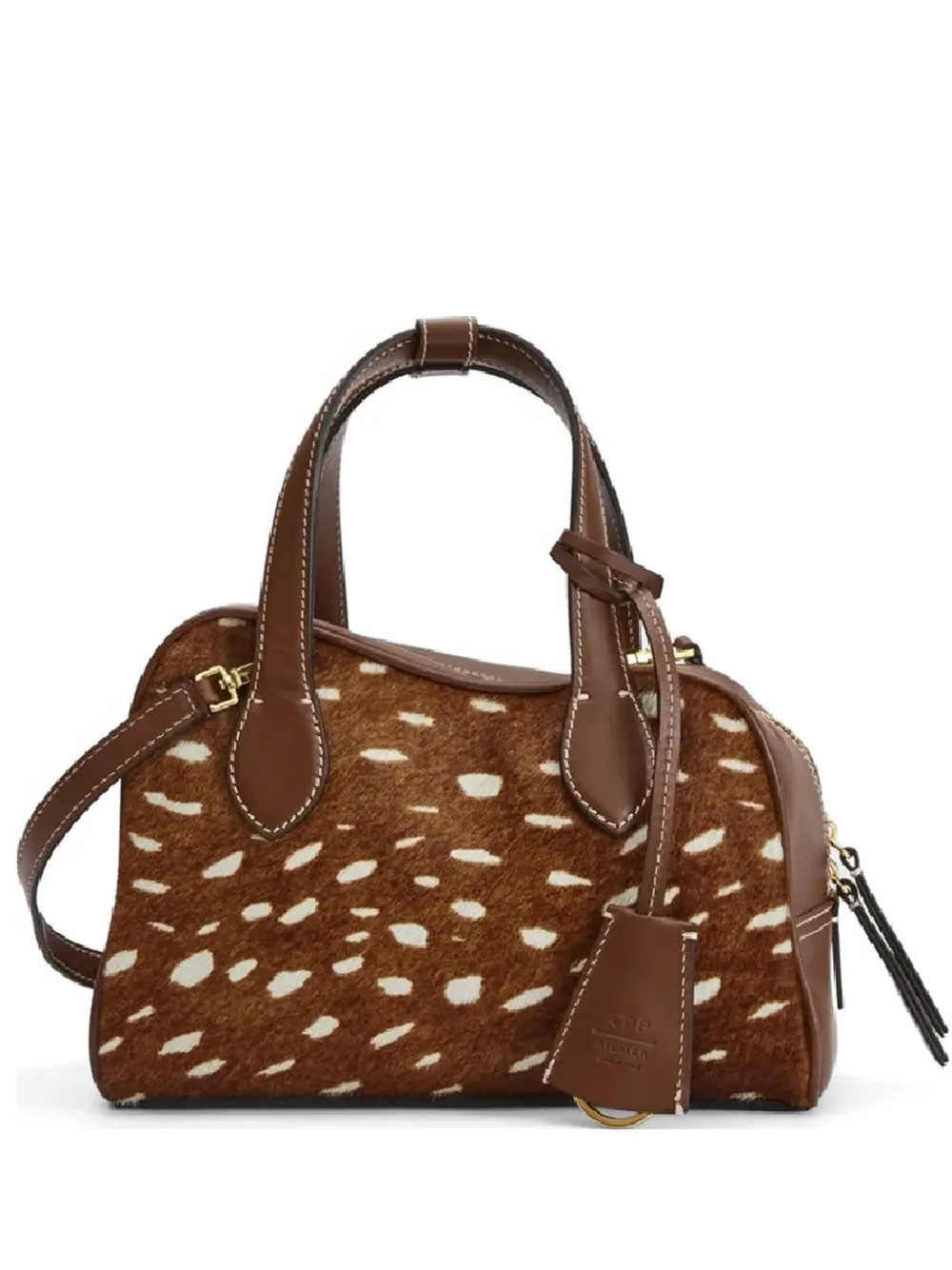 ATP Atelier Ormelle animal-print tote bag - Brown | Farfetch Global