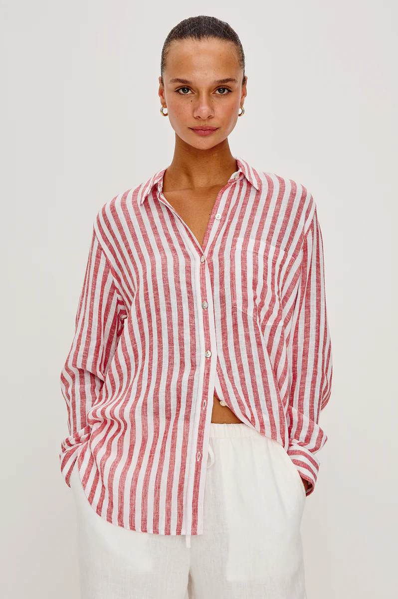 GIADZY X RAILS GIADA SHIRT  - RAVELLO STRIPE | Rails