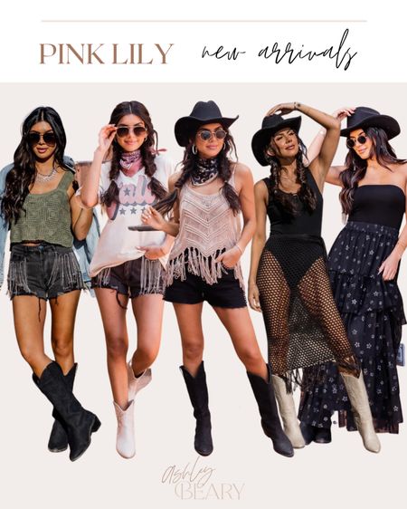 Pink lily new western Festival collection drop. Use code BEARY20 for a discount! 

Coastal cowgirl 
Coastal cowboy 
Festival outfit 
Nashville outfit 
Western style 

#LTKstyletip #LTKSeasonal #LTKunder100