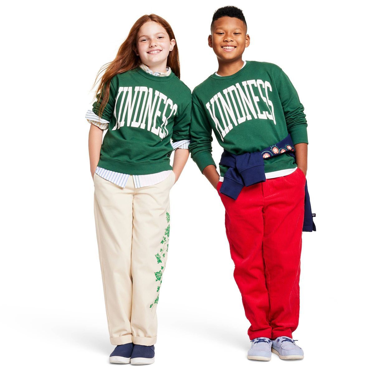 Kids' 'Kindness' Graphic Crewneck Sweatshirt - Rowing Blazers x Target | Target