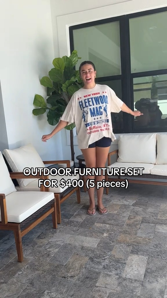 OUTDOOR FURNITURE SET FOR $400 (5 pieces)

#LTKHome #LTKSeasonal #LTKSaleAlert