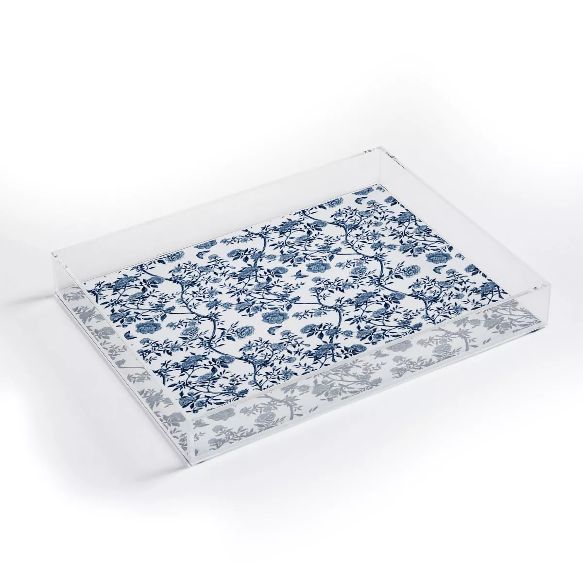 Evanjelina & Co Chinoiserie Classic Blue Acrylic Tray - Deny Designs | Target